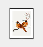 Bird Painting Chinese Ink Tree