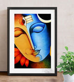 Sun Abstract Print Shapes Mid Century Wall Art
