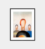 Guard Draws Faceless Russian Painting