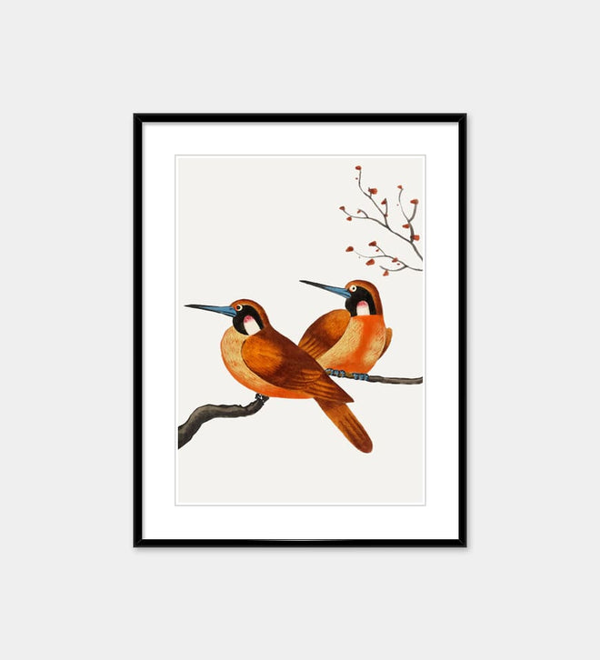Bird Painting Chinese Ink Tree