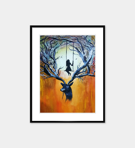 Let Me Fly High- Abstract Painting