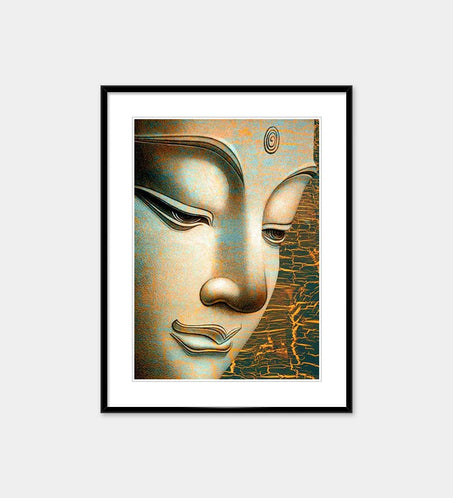 kalamkari lord buddha painting