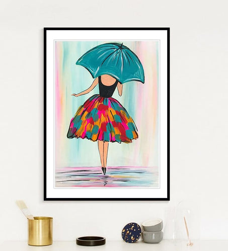 Rainy Day Chic Diy Art Painting