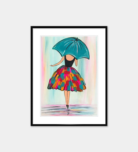 Rainy Day Chic Diy Art Painting